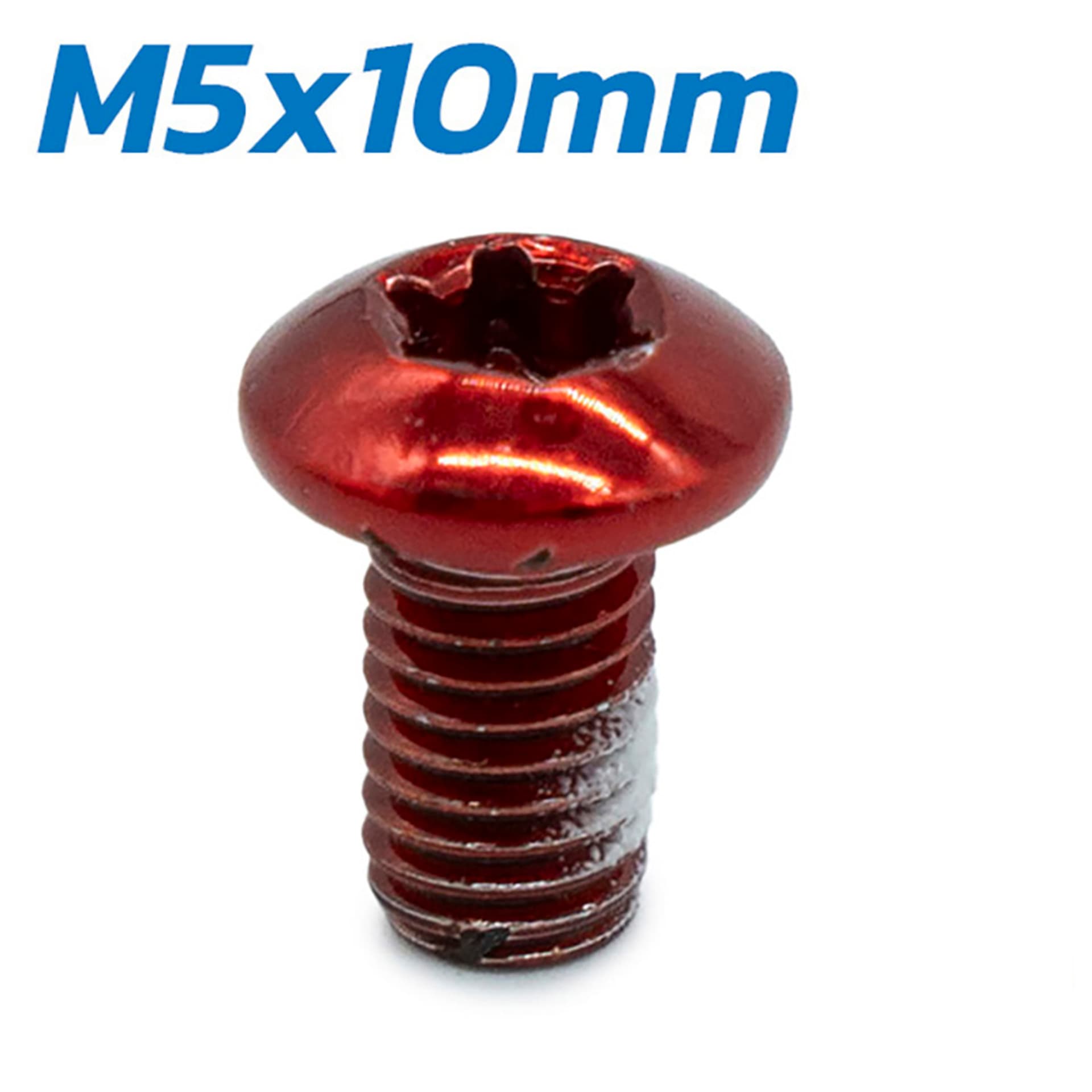 Rote Schraube M5x10 für Bremsscheiben - 12 Stk
