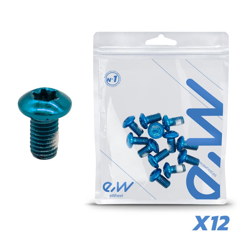 Blauer Schraube M5x10 für Bremsscheiben - 12 Stk