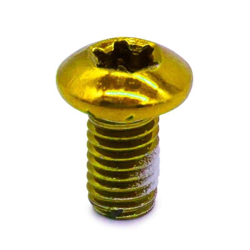 Gelbe Schraube M5x10 für Bremsscheiben - 12 Stk