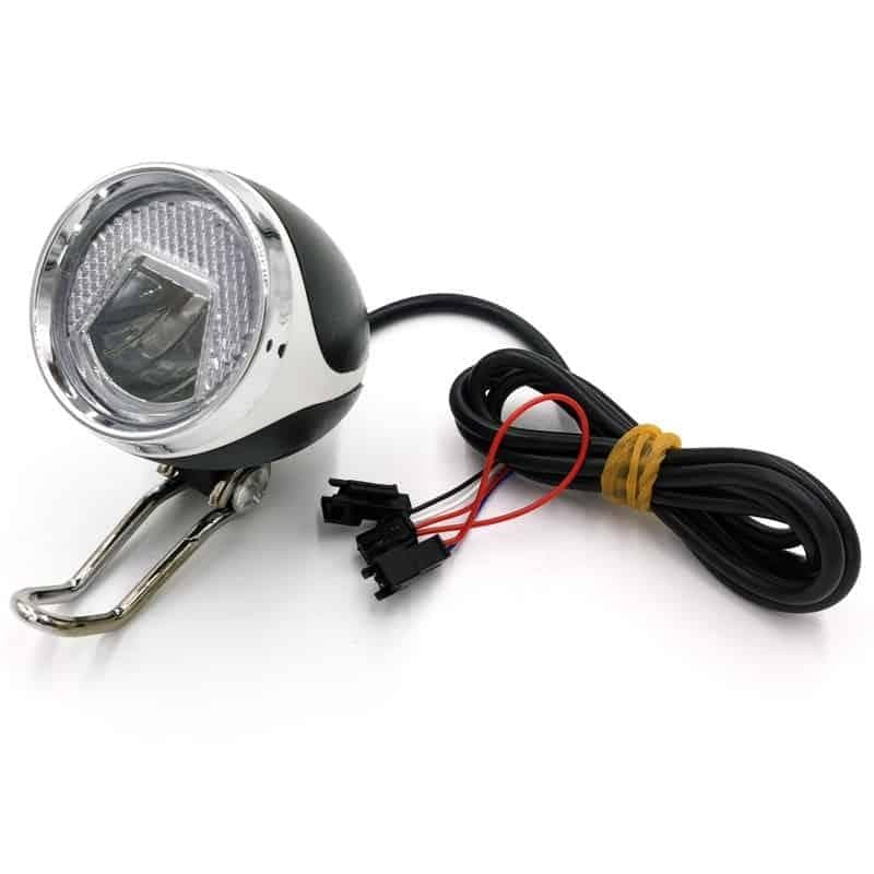 LED Scheinwerfer mit Hupe weiß 36V-60v mit SM Stecker