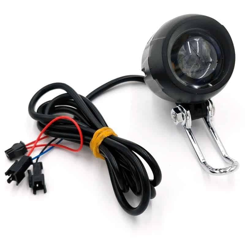Schwarzes LED Licht mit Hupe 36V-60V mit SM Anschluss