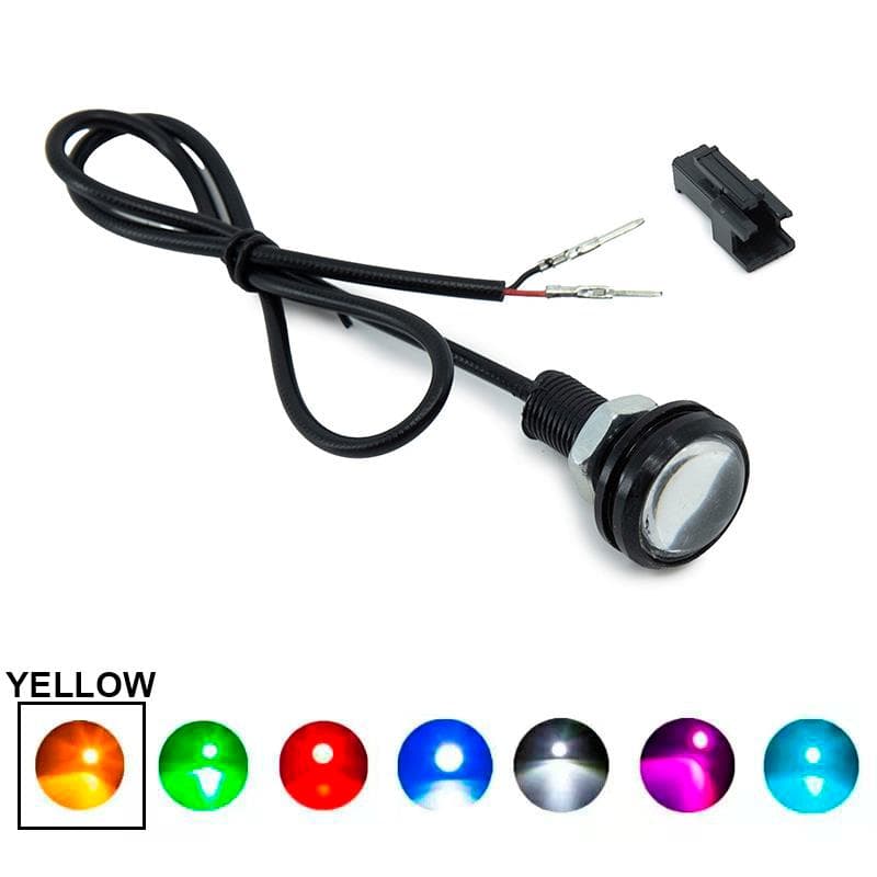 Gelbes Augenadler Led 12V - 1Stk
