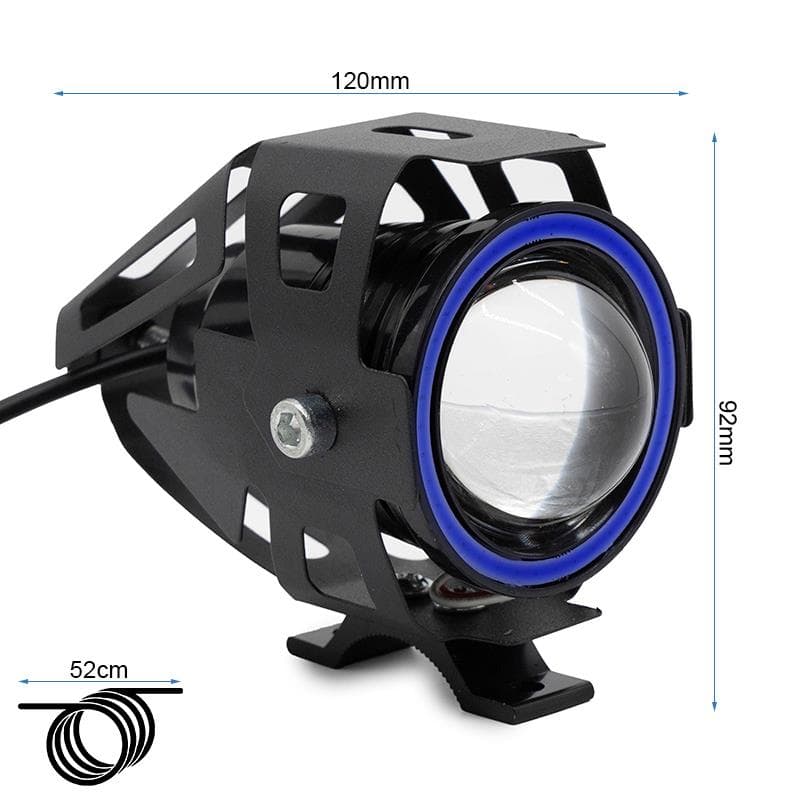 LED-Scheinwerfer U7 12-80V blau