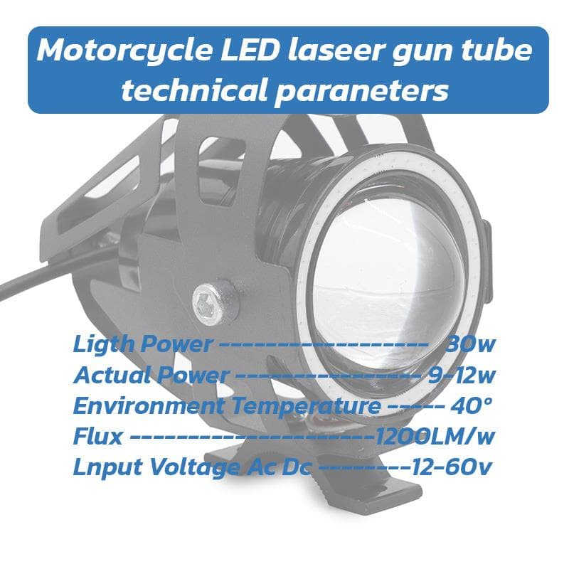 LED Scheinwerfer U7 12-80V weiss