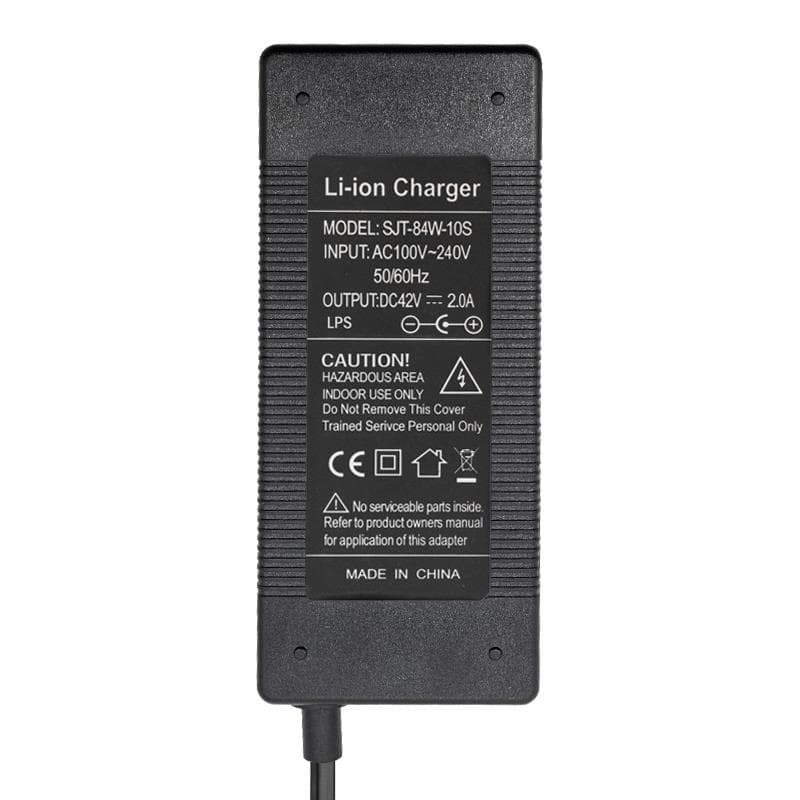 36V Ladegeraet (Ausgang 42v) 2A DC 5,5x2,5 Stecker fuer Cecotec Ousider/Bongo Serie A