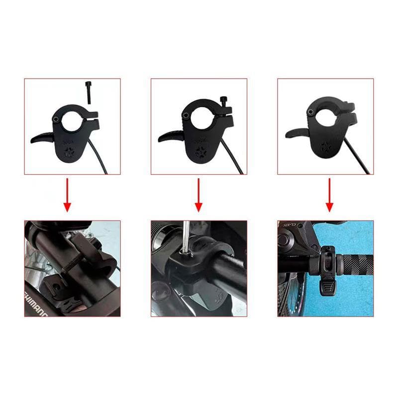Vollgasbeschleuniger mit wasserdichtem 25cm schwarzem Stecker - Modell 1