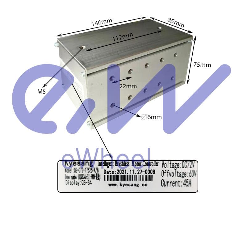 Controller 72V 45A 3000W - A und B LCD QS-S4 [Kyesang]