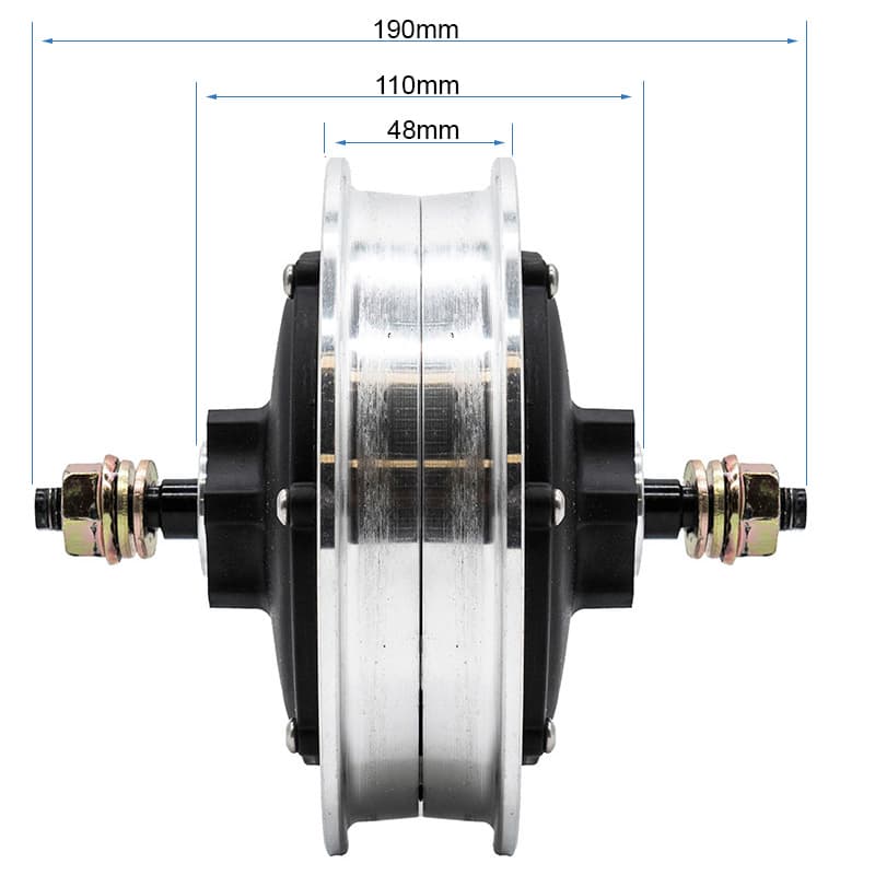 Motor 52V 1200W 6/B38 KuKirin G3 Pro – kurzes Kabel
