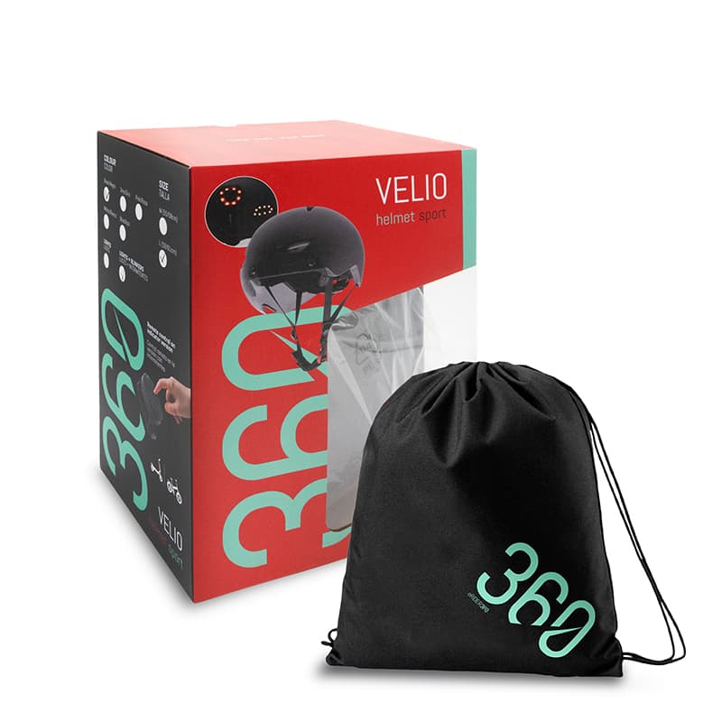 VELIO Sport - Schwarz - Blinker + Linse
