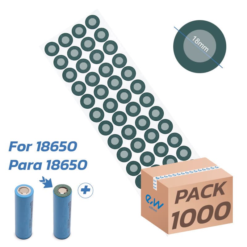 Faserplatte positive Isolierung 18650 - 1000Stk