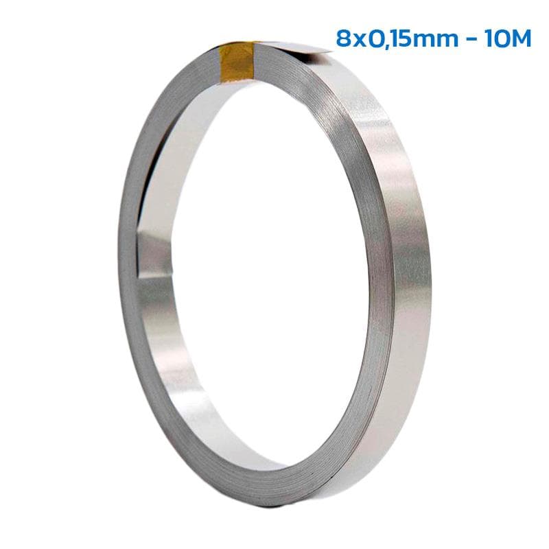 Nickel (vernickelter Stahl) 8x0,15mm -10M