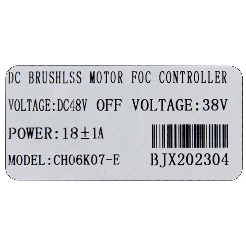 48V 18A 800W Steuergerät für Ecoxtrem