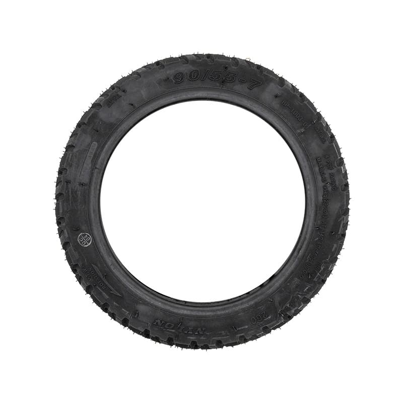 Tubeless Offroad-Reifen 90/55-7 rot mit Gel