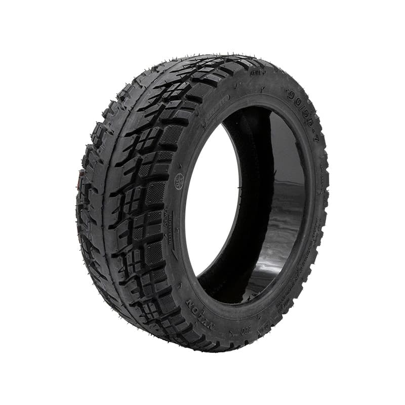 Tubeless Offroad-Reifen 90/55-7 rot mit Gel
