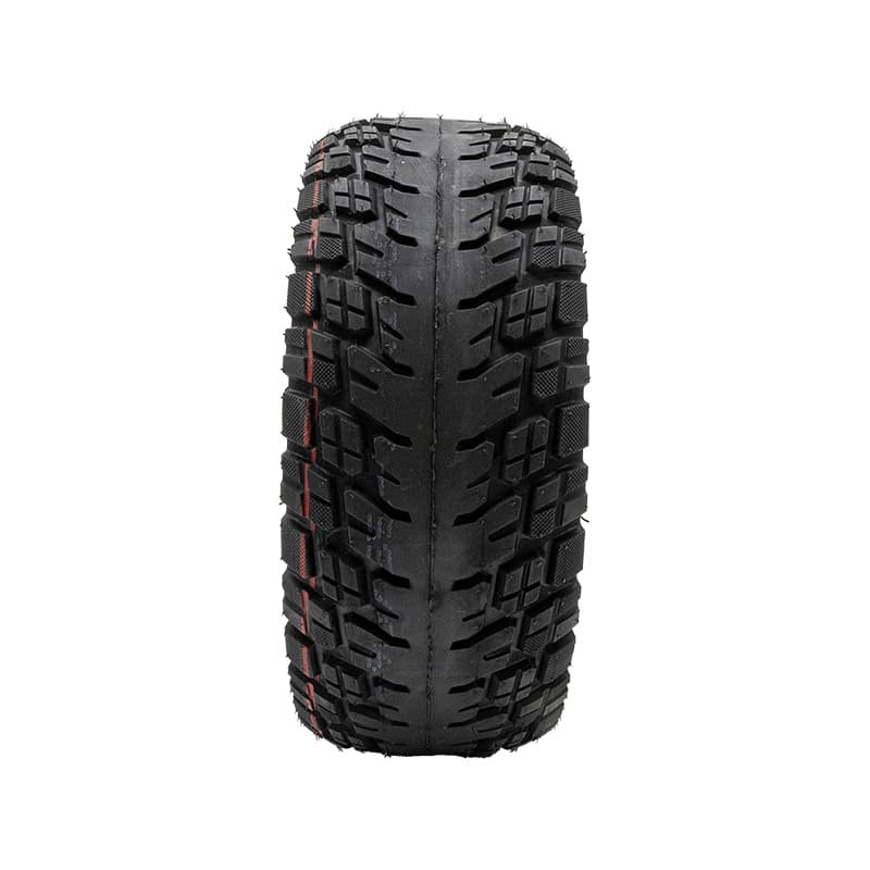 Tubeless Offroad-Reifen 90/55-7 rot mit Gel