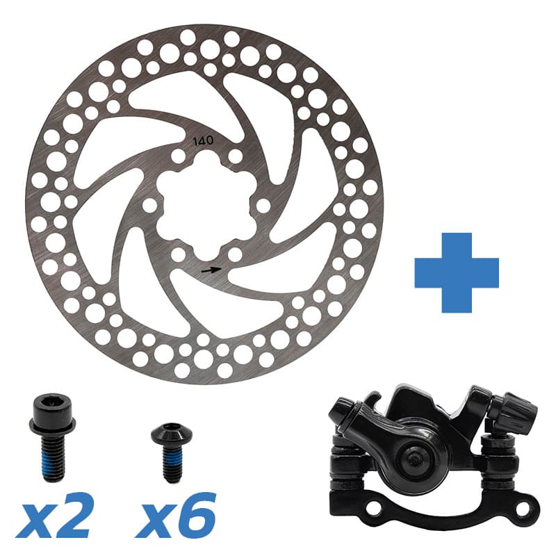 Bremsscheibe und Bremssattel für Navee N65