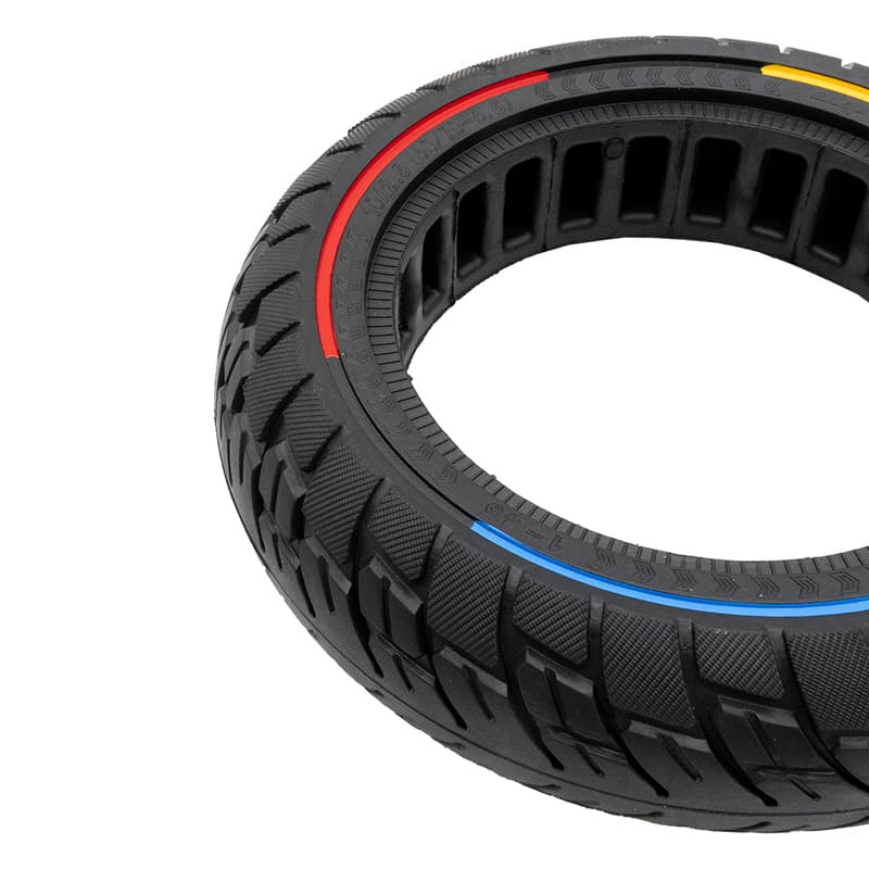 Vollgummirad 10x2,5 (60/70-6,5) B45 – tricolor