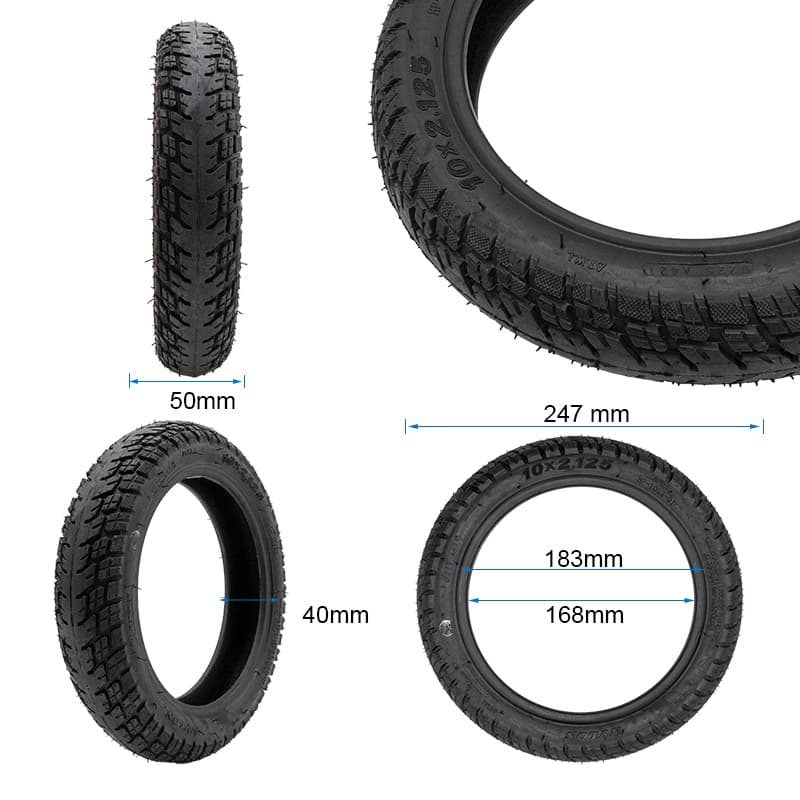 Tubeless Offroad-Reifen 10x2,125-6