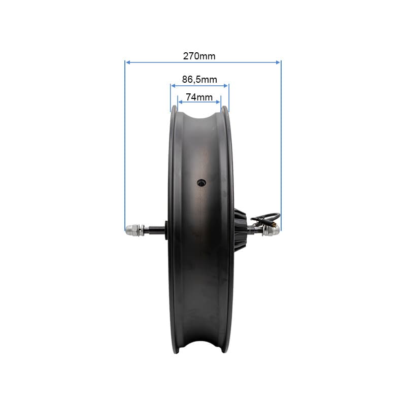 Hinterräder 20x4,0 mit Motor 250W 80Nm LITHOR/BRAVE