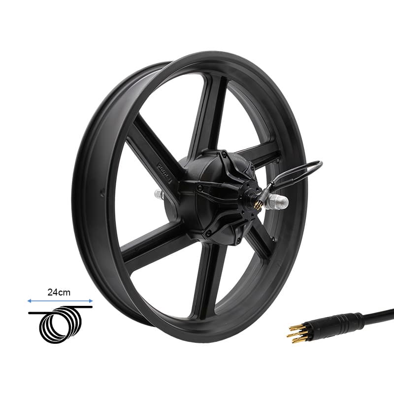 Hinterräder 20x4,0 mit Motor 250W 80Nm LITHOR/BRAVE