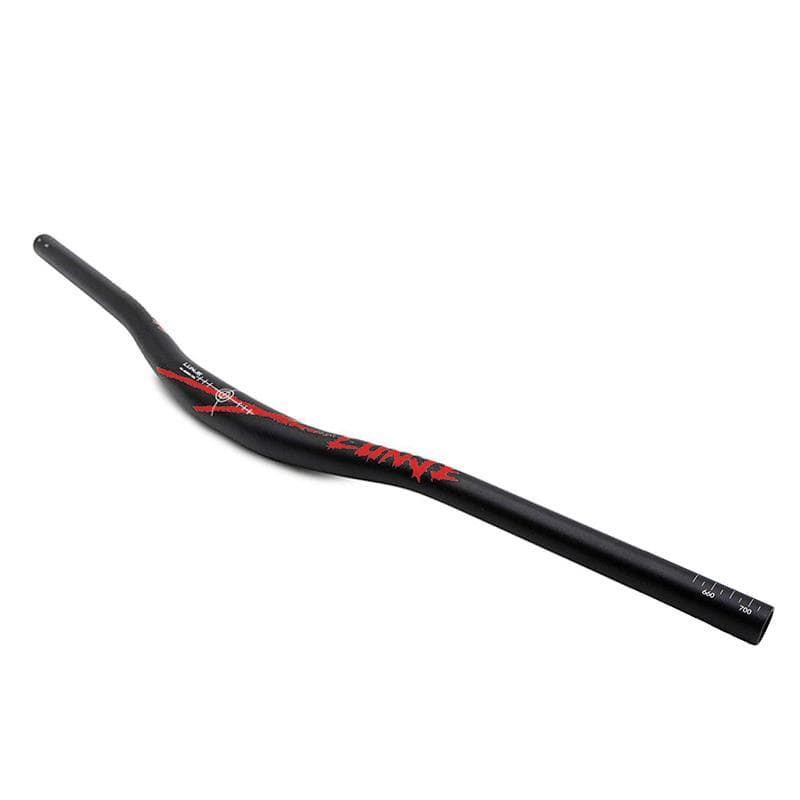 720mm Lenker mit 25mm Erhöhung Schwarz-Rot