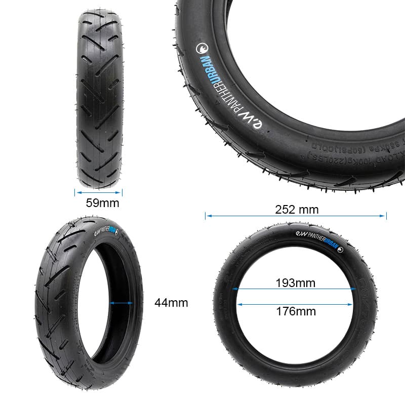 Schlauchloser Reifen 60/70-7 FÜR MI4 PRO MAX/PLUS EWHEEL PANTHERURBAN