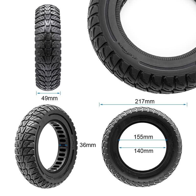 Vollgummirad 9,5x2-6,1 [Cityneye] , schwarz