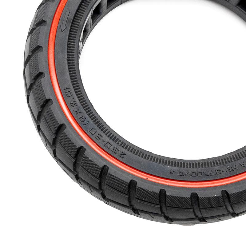 Ultraleichtes Vollgummirad Offroad 230x50 - rote Linie [Ewheel]