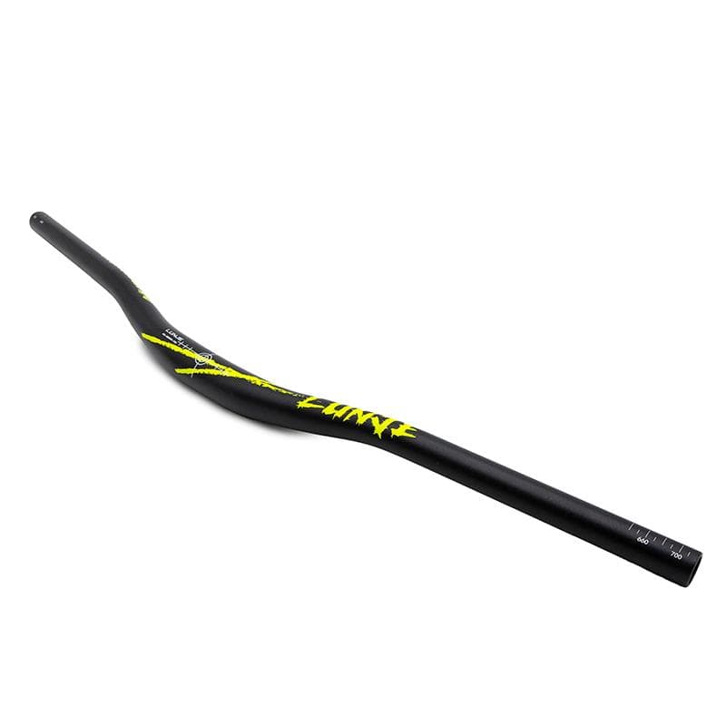 Handlebar 720mm with rise 25mm black-green