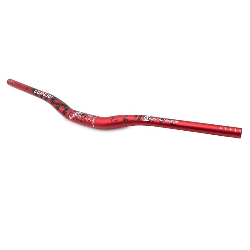 Lenker 720 mm mit 25 mm Erhöhung, rot-schwarz