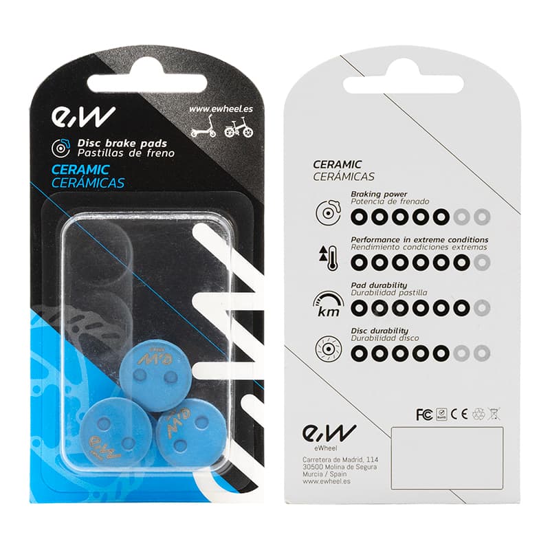 Bremsscheibe CS001-C keramisch rund 20mm für Xiaomi [Ewheel] - 2 Sets