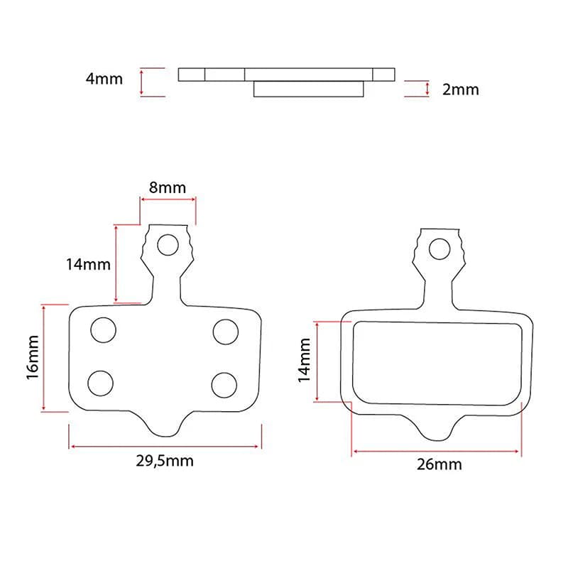 Bremsscheibe RT002-C Keramik [Ewheel] - 2 Sätze
