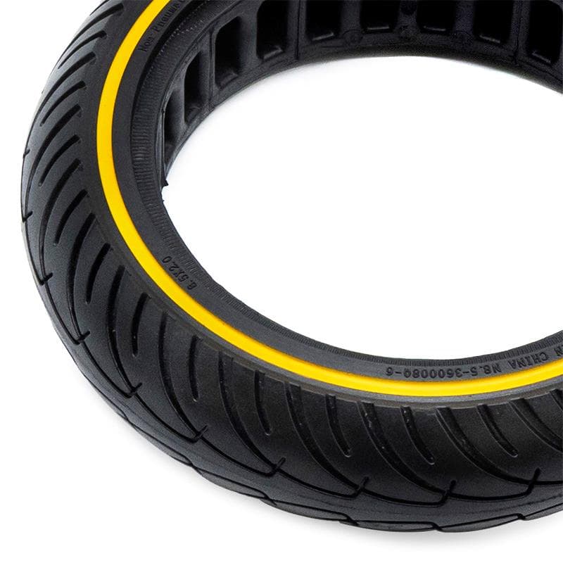 Ultraleicht-Massivrad 8,5x2-6,1/B34 - gelbe Linie [Nedong]