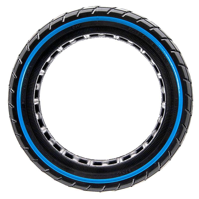 Ultraleicht Vollgummirad 8,5x2-6,1/B34 Offroad Blau Linie [Ewheel]