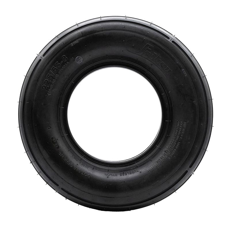 Schlauchloser Reifen 18x9,5-8 / 225/55-8 glatt [Feiben]