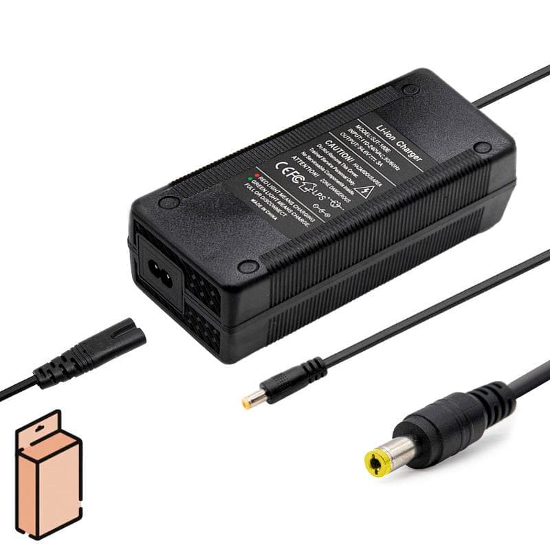 Ladegerät 48V (Ausgang 54,6V) 3A DC Stecker 5,5x2,5mm