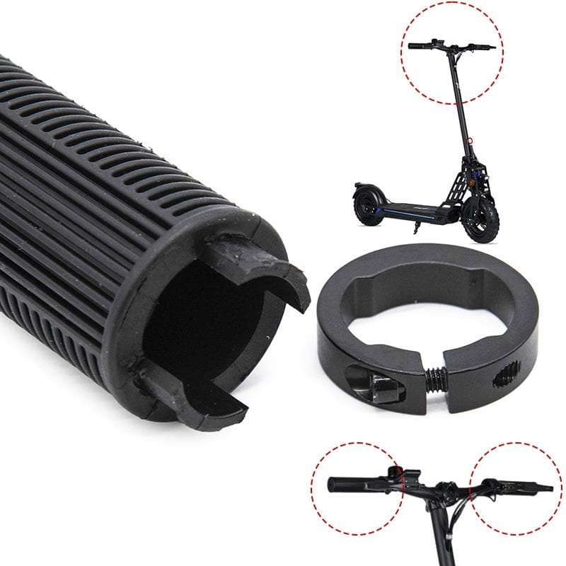 Schwarze Silikongriffe für Ecoxtrem