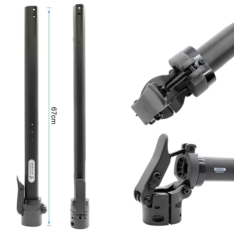 Schwarzer Mast Nienebot Max G2 Ninebot