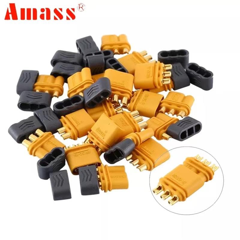 MR30 Amass Stecker mit Schutz - 5M/5F