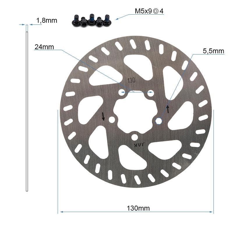 Bremsscheibe 5H 130mm Xiaomi Mi4 Pro Original