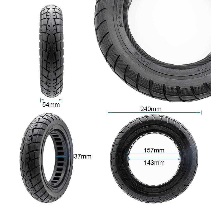 Ultraleichtes Vollrad 10x2,125-6,1/B34 ewheel