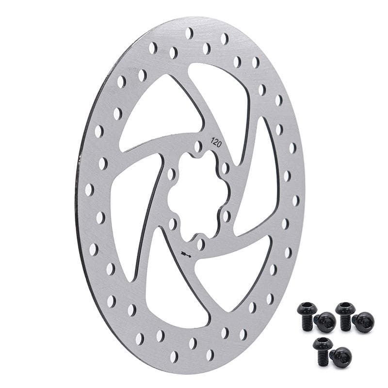 Bremsscheibe 120mm 6H Silber fuer Cecotec Outsider/Bongo Serie A