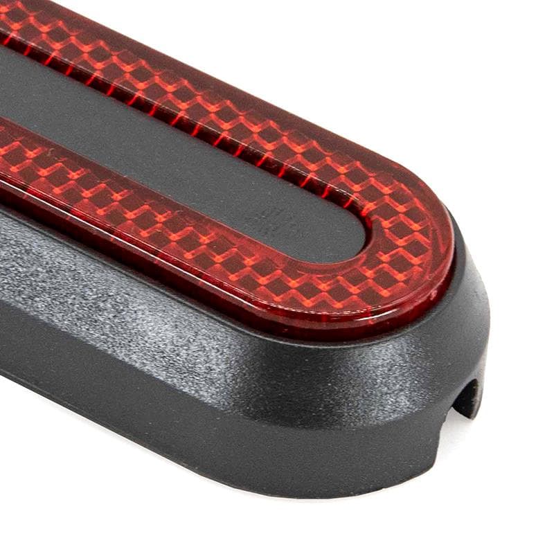Schwarzer Rückstrahler mit rotem Reflektor für Xiaomi