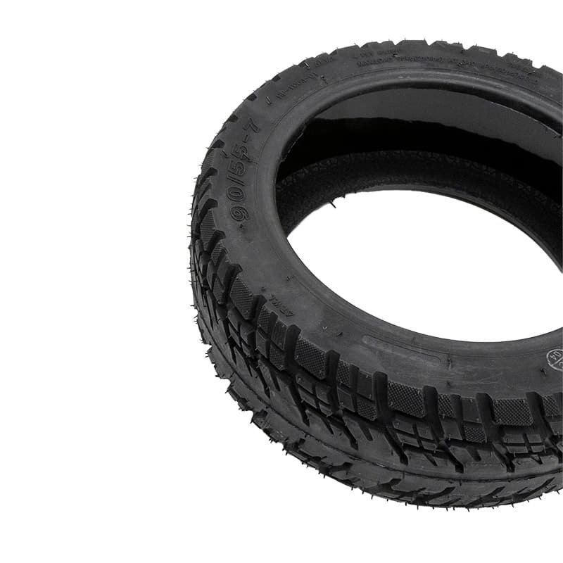 Tubeless Offroad-Reifen 90/55-7 rot mit Gel