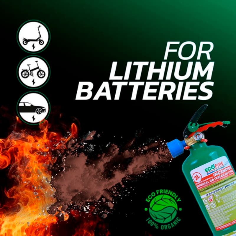 Dielektrischer Feuerlöscher für Batterien